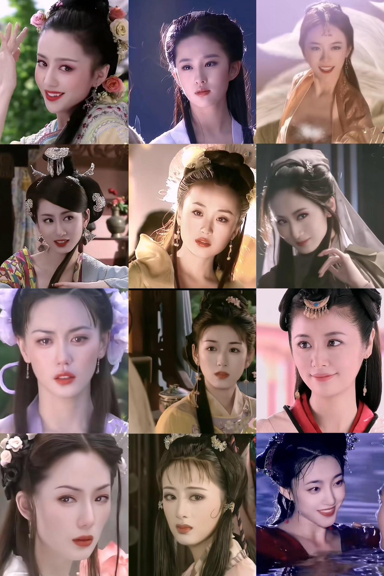 盘点一下老电视剧里的古装美人，你们还有印象的是哪几位？觉得谁最美呢？