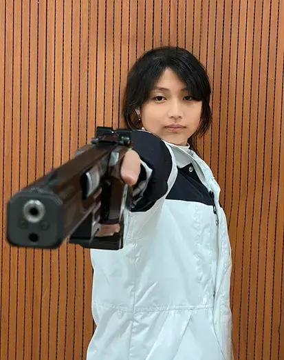 #射击#2025年8月25日，在哈萨克斯坦奇姆肯特举行的第16届射击亚锦赛中，