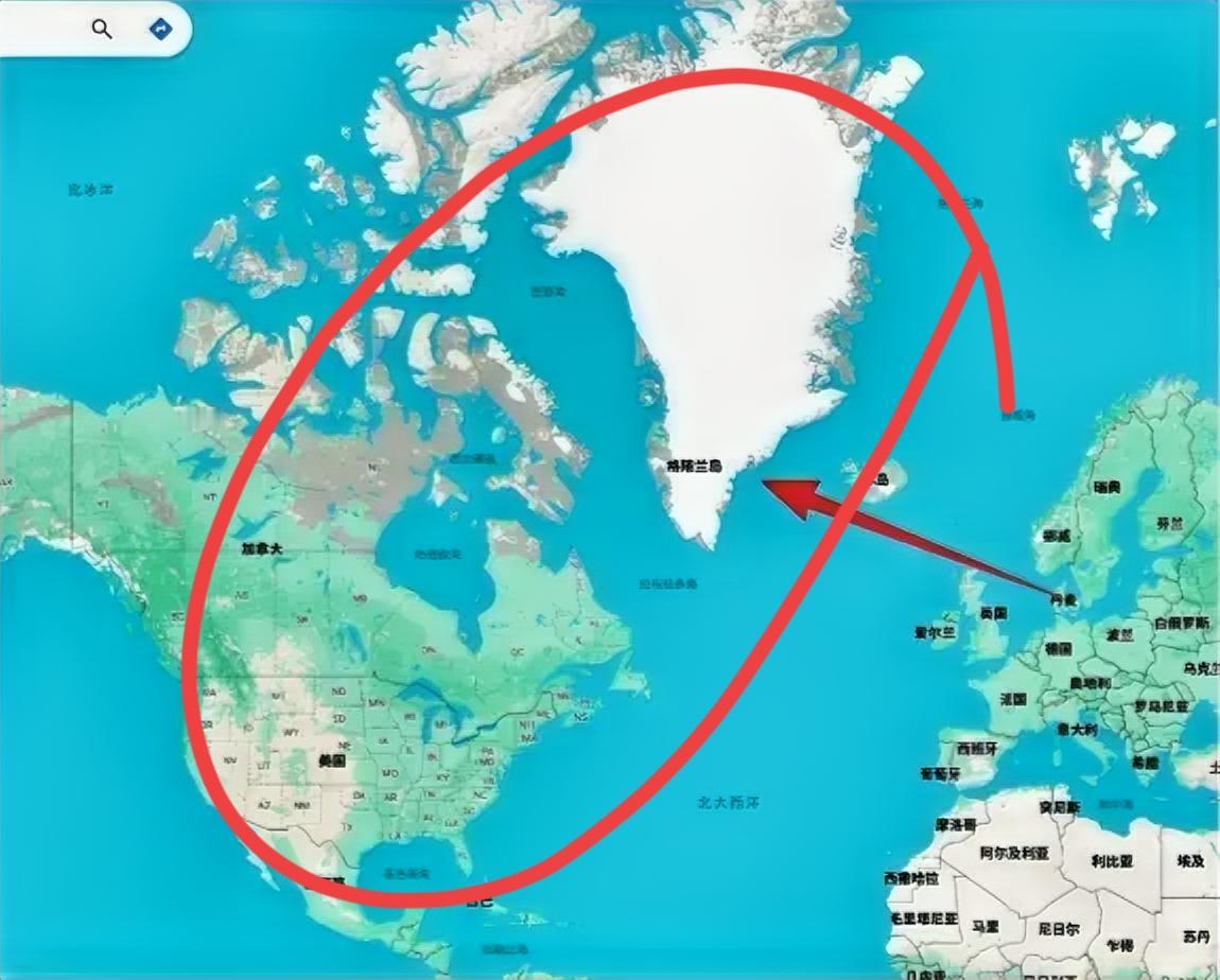 格陵兰岛还是丹麦的吗？说起来是，但实际早不是了。美国离得近，320公里，军事、经