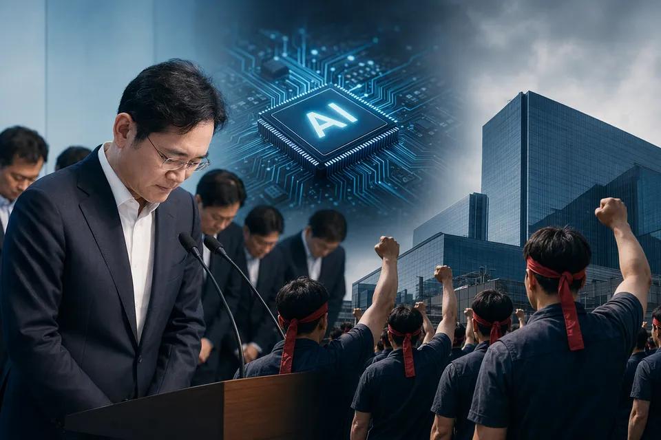 【三星存储芯片工厂罢工：AI热潮下的供应链震荡与行业博弈】三星电子正面临其历