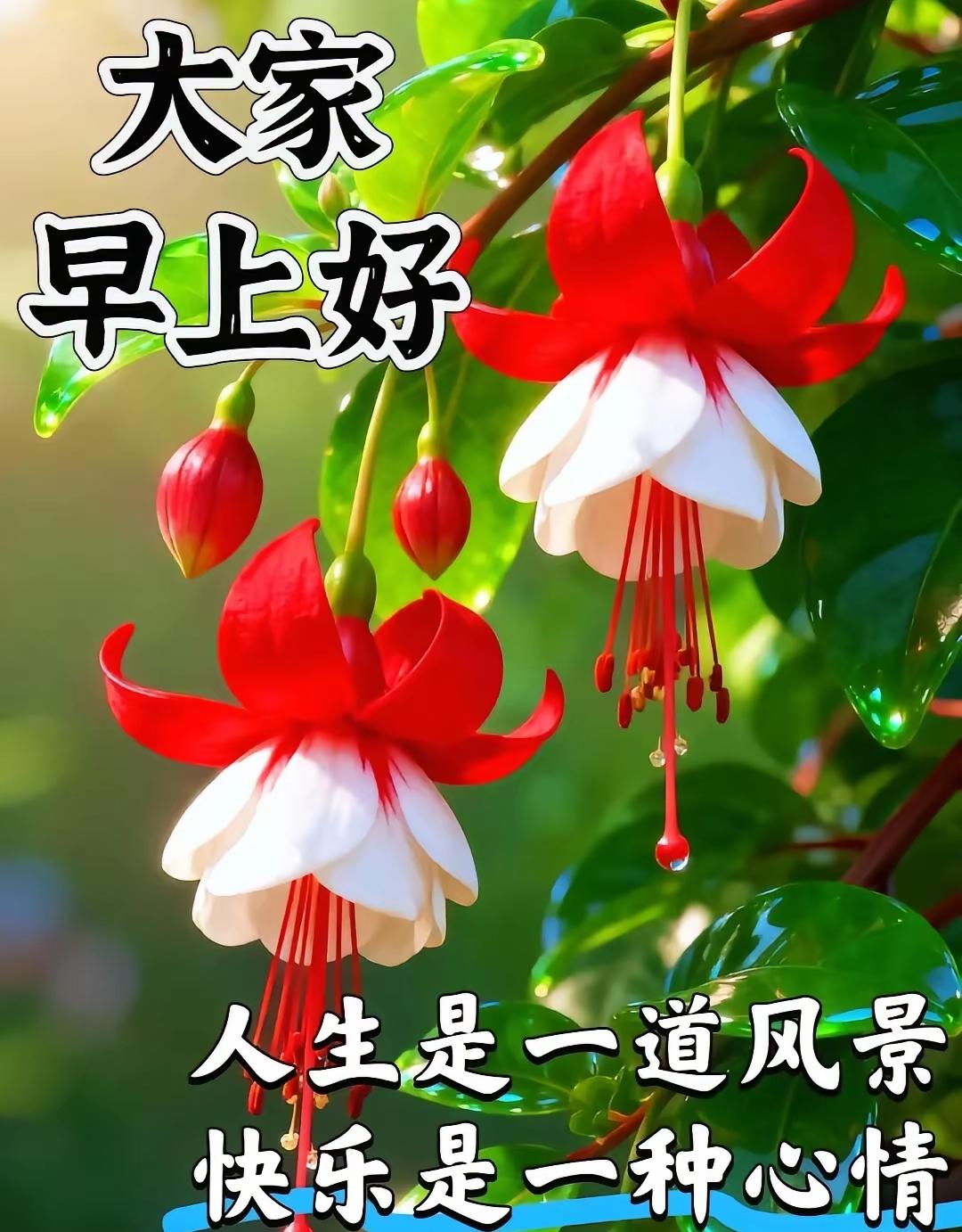 窗外的鸟鸣撞醒清晨，桌上的热粥冒着软乎乎的热气。新的一天，愿风是温柔的，路是顺畅