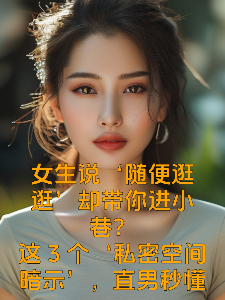 女生说‘随便逛逛’却带你进小巷？这3个‘私密空间暗示’，直男秒懂