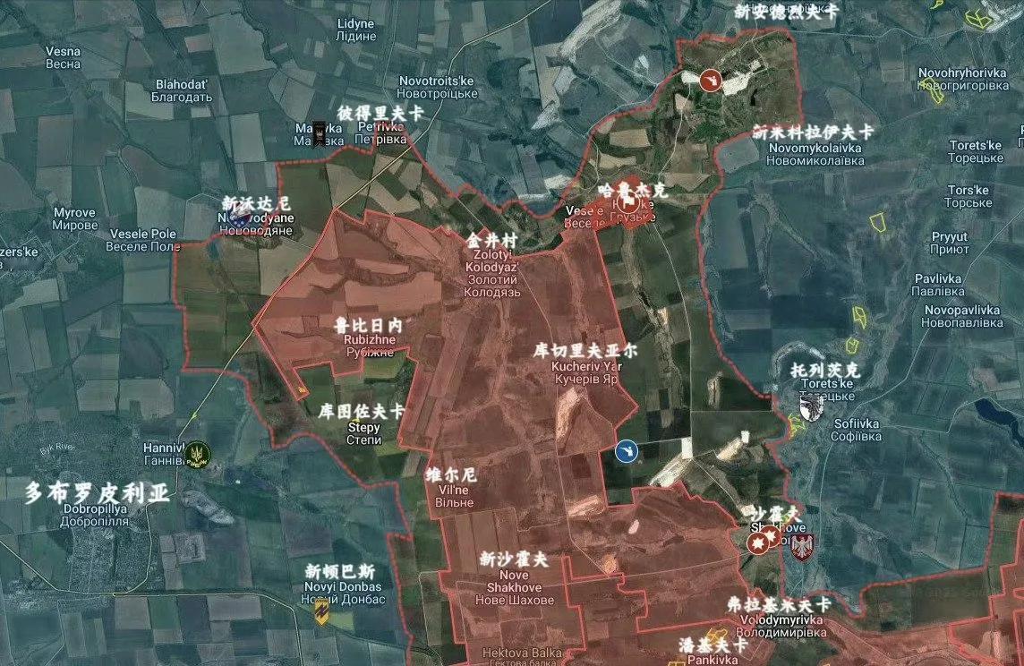 乌军在增派大量部队到红军城以北之后，在金井村、鲁比日内和库图佐夫卡附近发动反击，