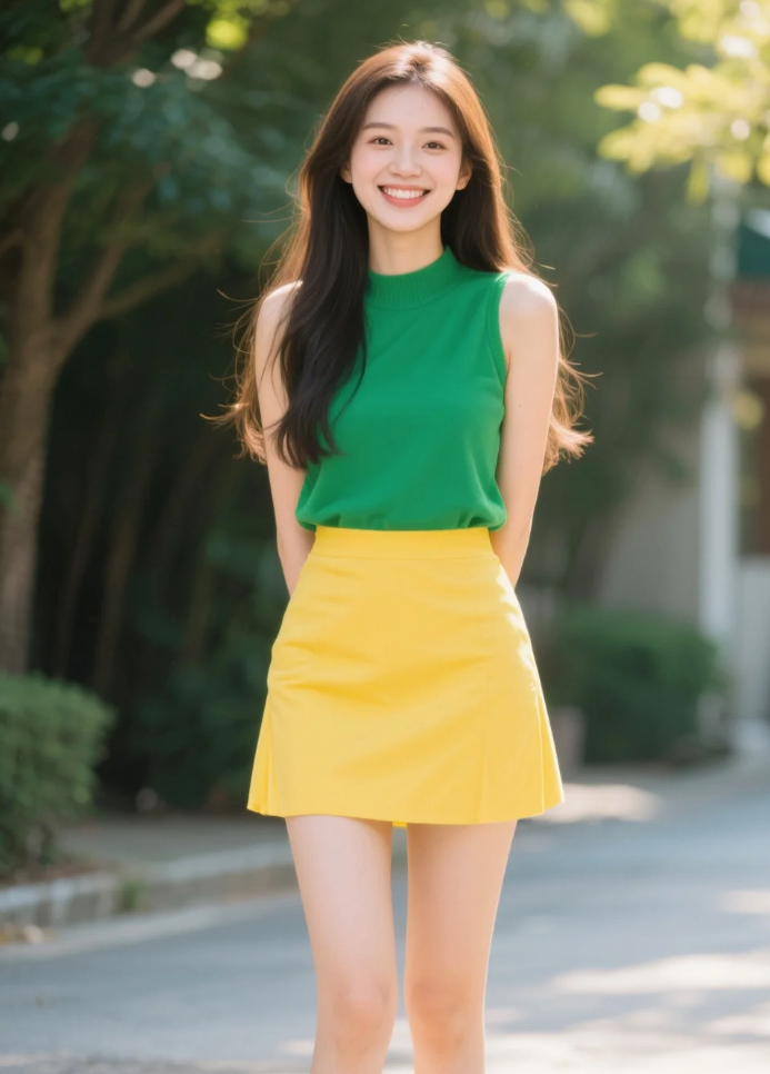 元气满格！夏日少女的活力瞬间