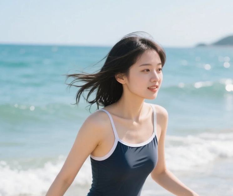 复古连体泳装的夏日宣言：优雅永不退潮