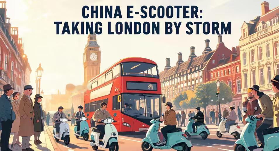 中国“小电驴”横扫英伦！英国人为啥抛弃汽车爱上它？如果你最近走在伦敦街头，可能