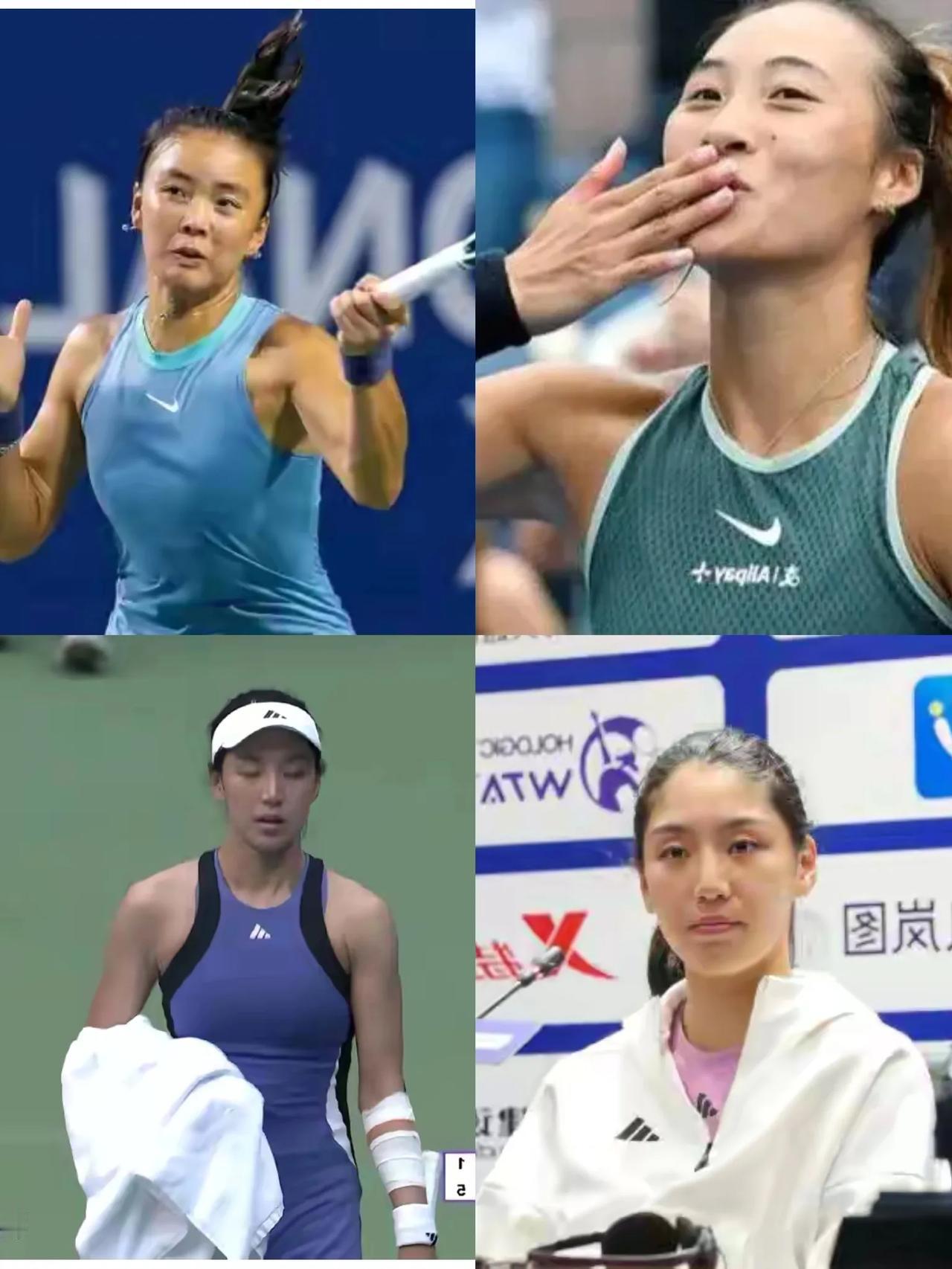 网球届8大中国金花一览；1；郑钦文22岁，身高1.78米🇨🇳；2；王