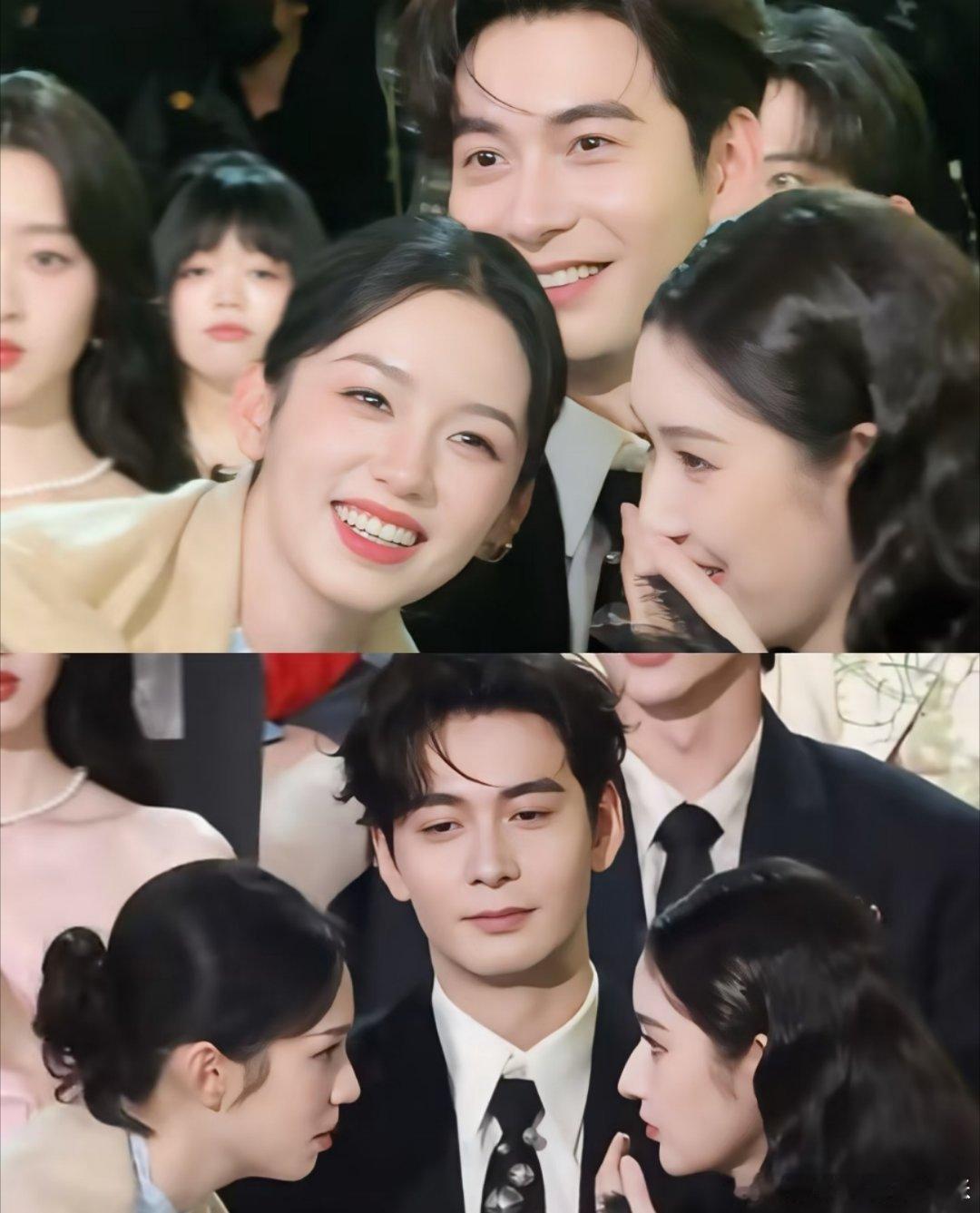 周也王玉雯把陈星旭给聊走了陈新旭再不走，真怕两个美女聊嗨了，一起拍他大腿