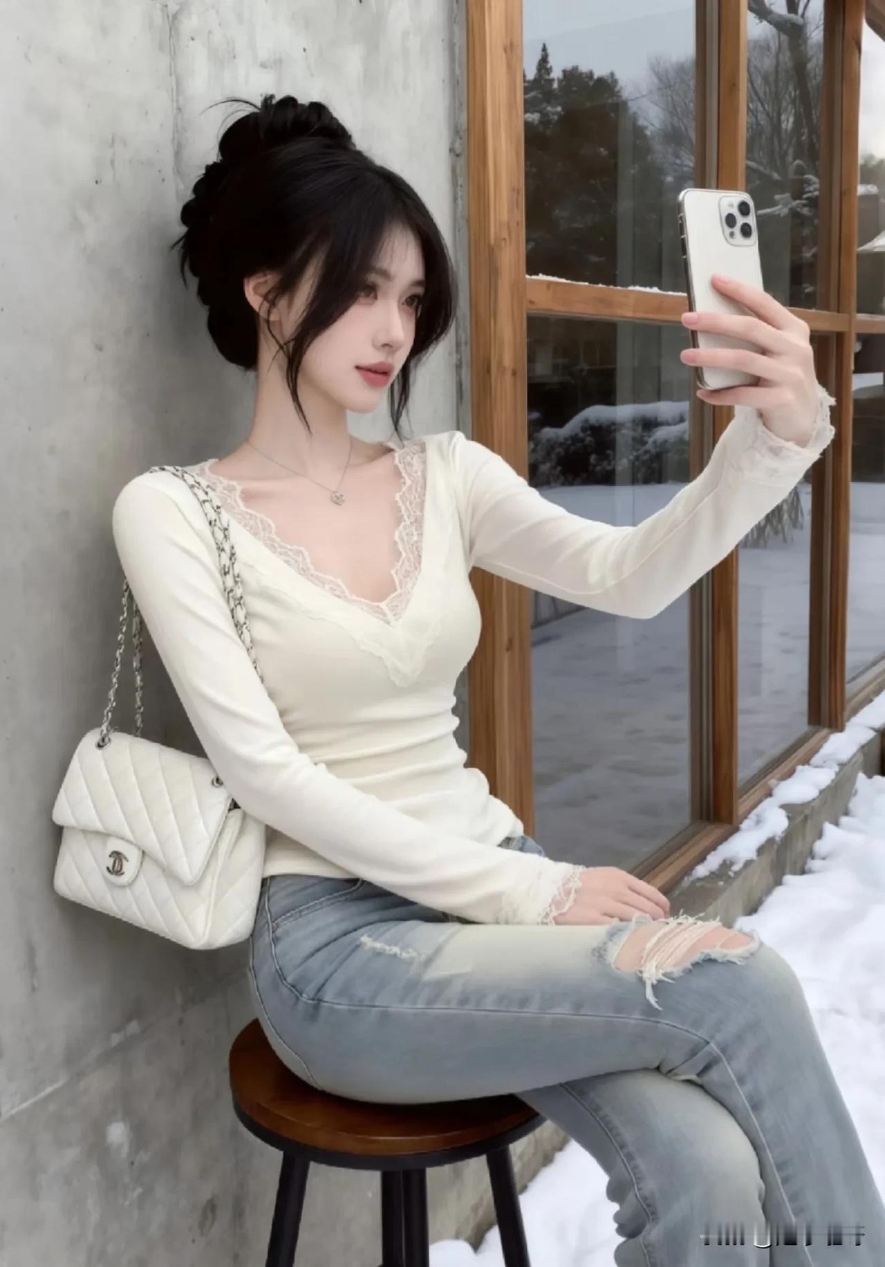 精致的白色小衫什么样的穿搭可以成为气质女神?