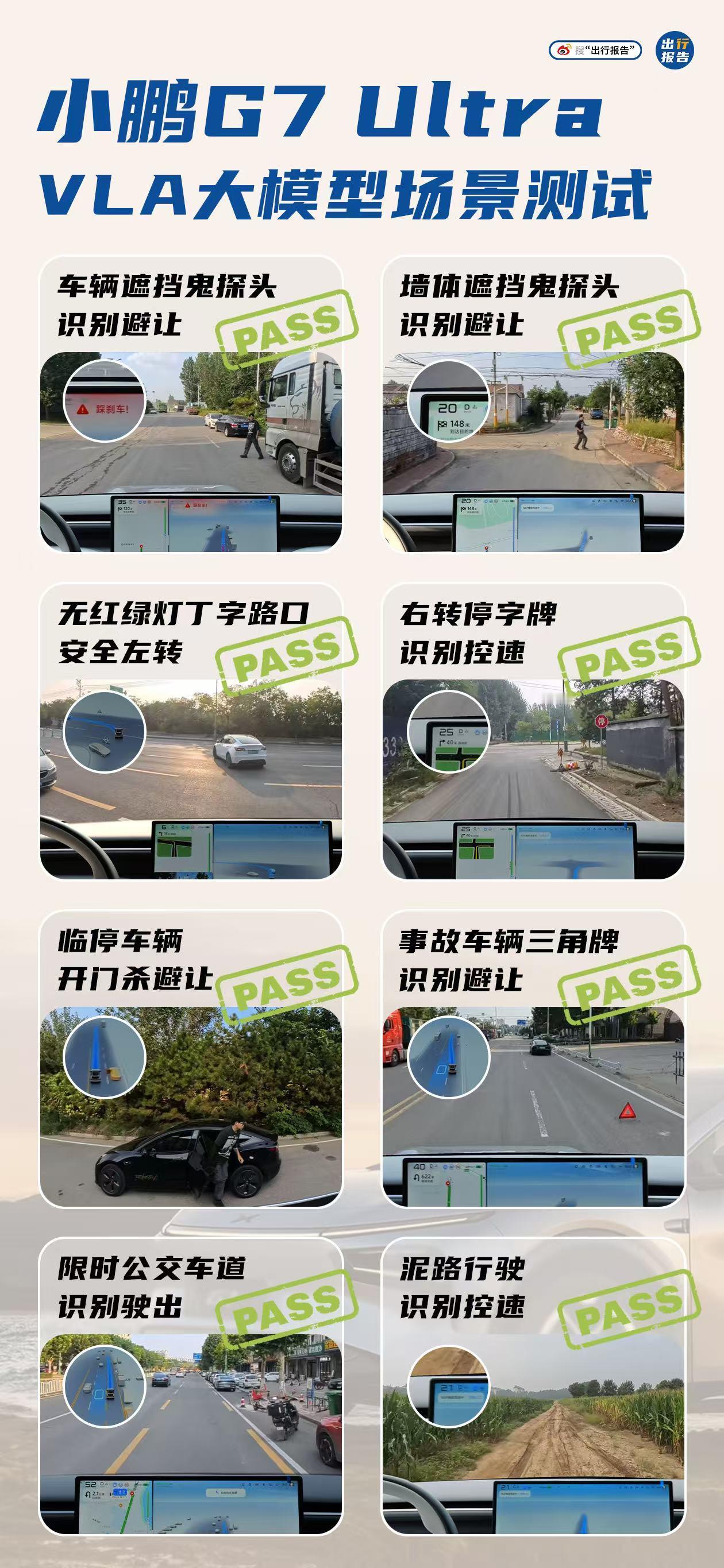 在小鹏G7Ultra升级VLA之后，我们也是做了一系列摸底测试，没想到小鹏G7