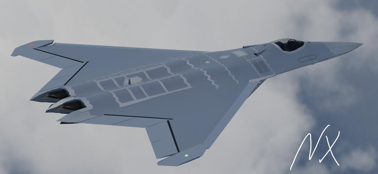 外国军迷制作出J-50的CG模型，甚至惊呼像为“UFO”。