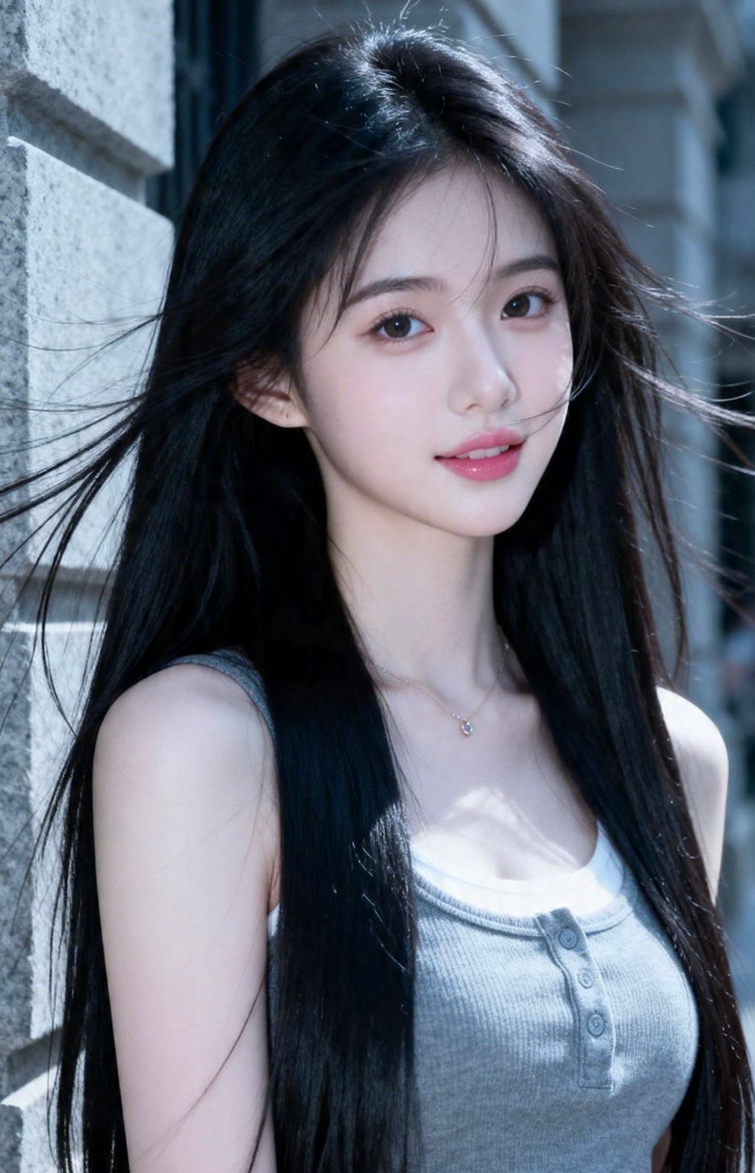 气质美女清纯甜美女孩颜值女神绝美颜值