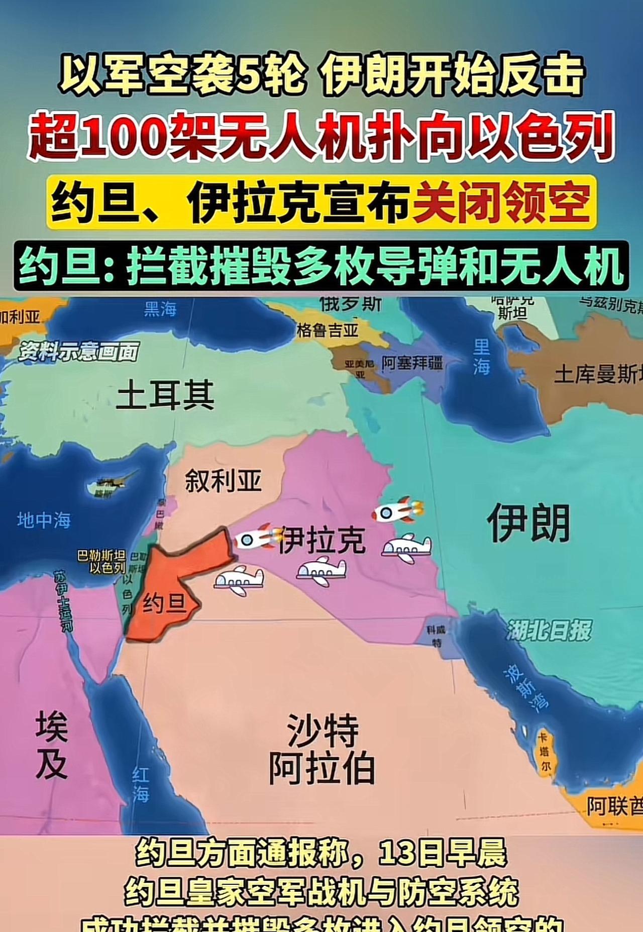 没这么“欺负”人的！狂风暴雨般的五轮袭击过后，打累了的以色列进入了中场休息阶段