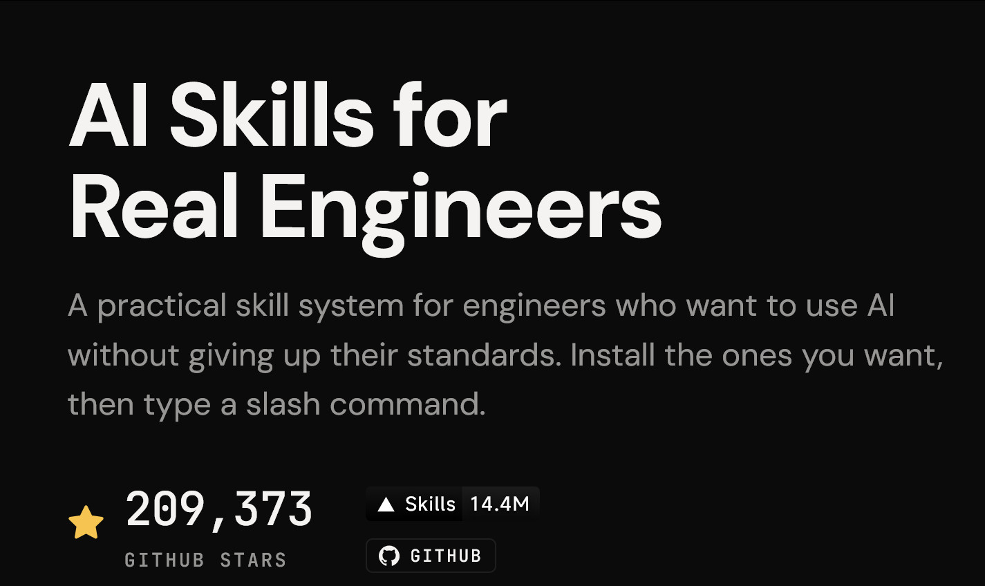 MattPocock给他的工程化开发Skill库做了官方说明文档地址：www.