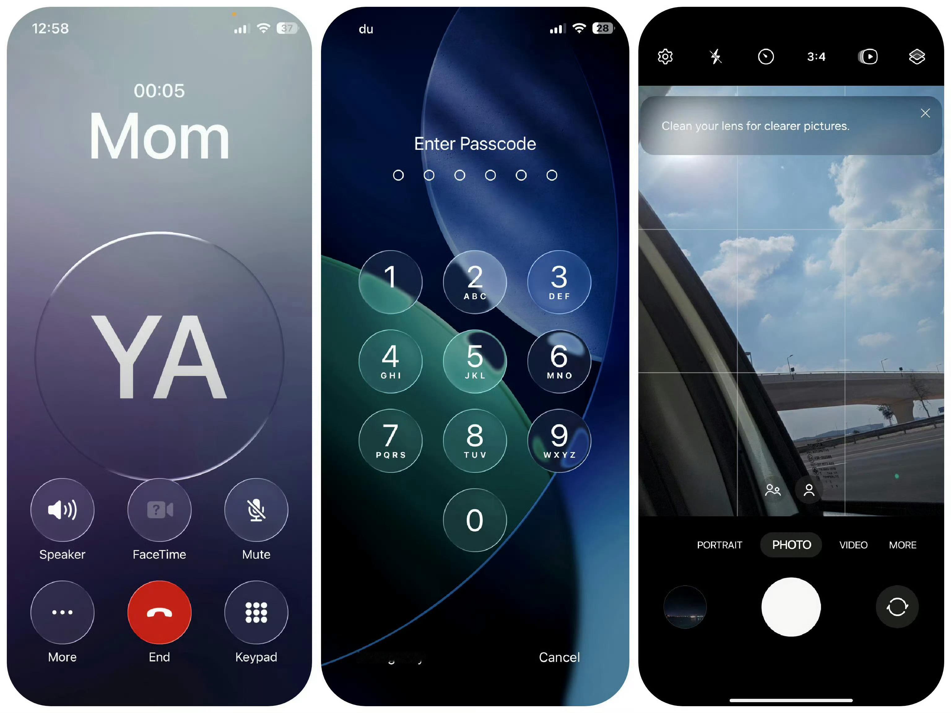 iOS26壁纸iOS26丑凭良心说，整体还是挺好看的，就是这个控制中心属实是有