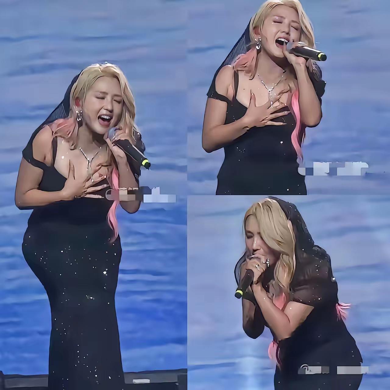 何洁这次真的神都救不了​翻车演唱会一点没说错39岁的年纪，四个孩子