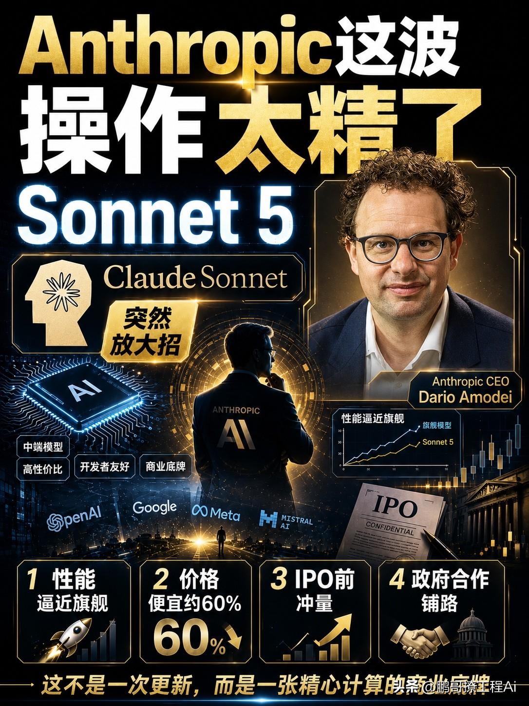 Anthropic这波操作太精了赶在IPO前面，悄悄扔了个Sonnet5出来
