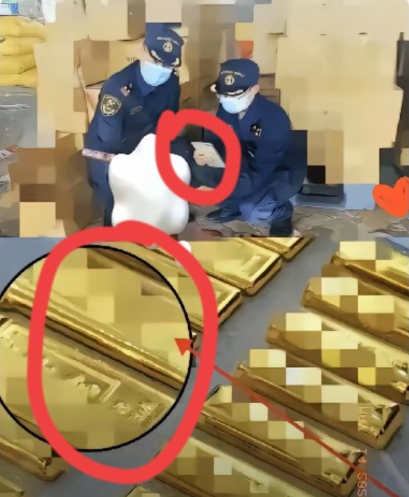 炸出了惊天大瓜了深圳港发生重大走私案！商务车后备箱藏72根金条，另有两吨稀