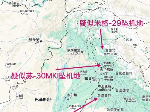 起飞就被击落?不知道大家注意到没有，这次印度被击落的飞机全都在印度境内。其中一架