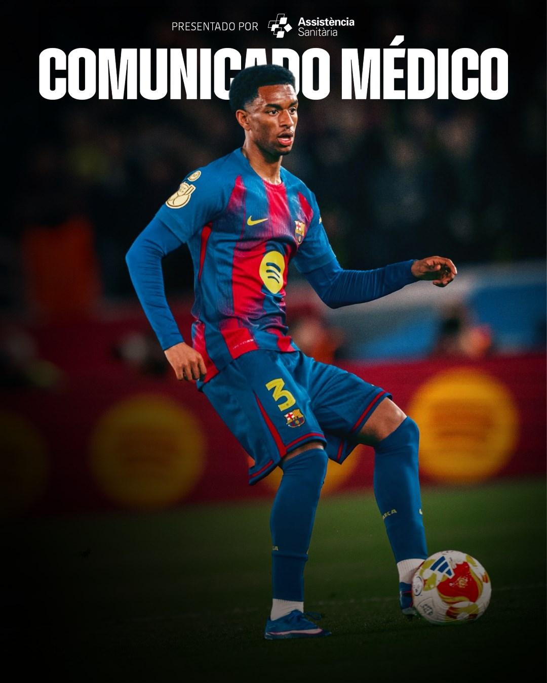 官方：巴尔德股二头肌受伤，预计伤缺一个月03月04日巴萨官方，巴尔德左大腿股