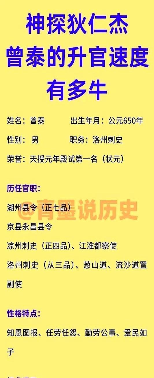 刷N遍《神探狄仁杰》才懂真味——曾泰这小子太能打了！从七品县令干到三品官，跟