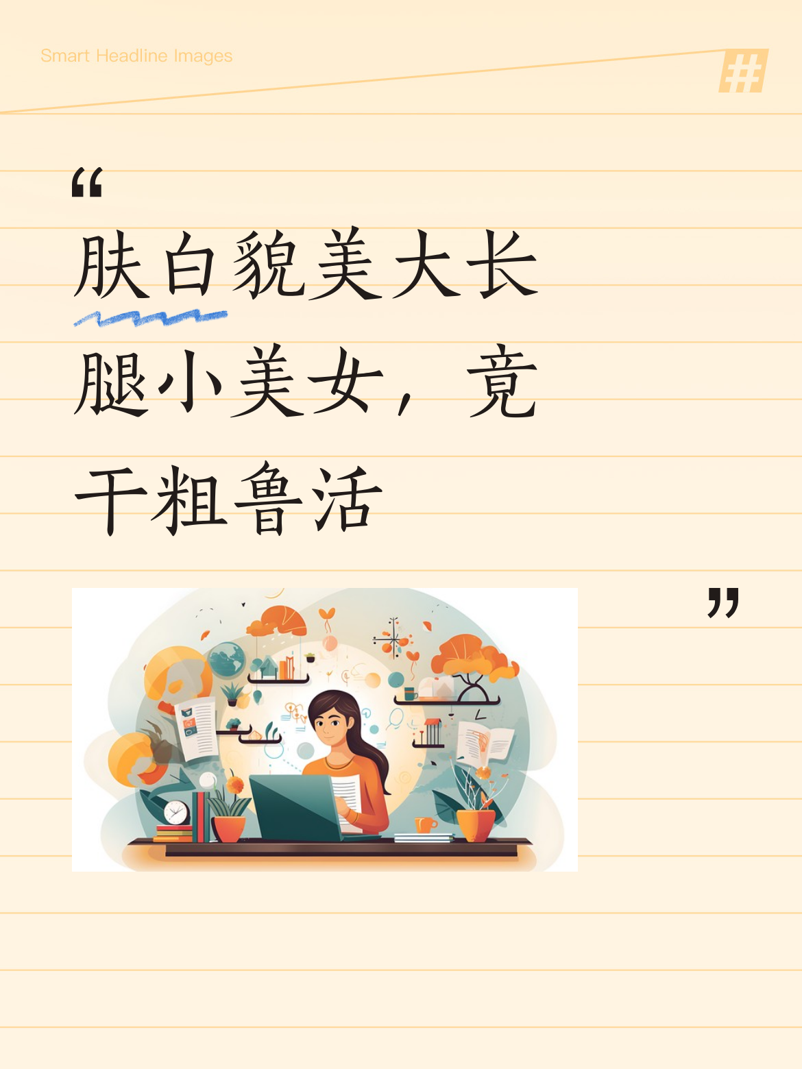 视频里的小美女肤白貌美大长腿，这般出众的形象，怎么能干这看起来如此粗鲁...