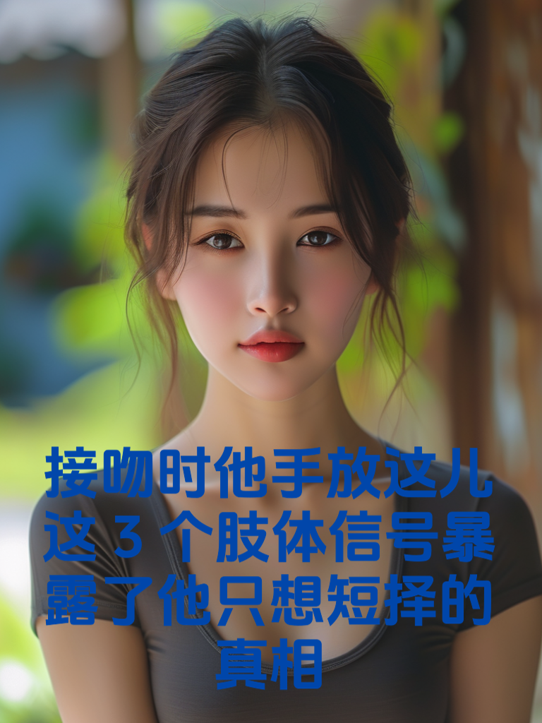 接吻时他手放这儿？这3个肢体信号暴露了他只想短择的真相！