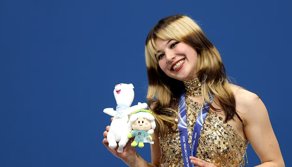 刘美贤花滑女单项目夺金, 成为24年来首位夺金的美国女选手