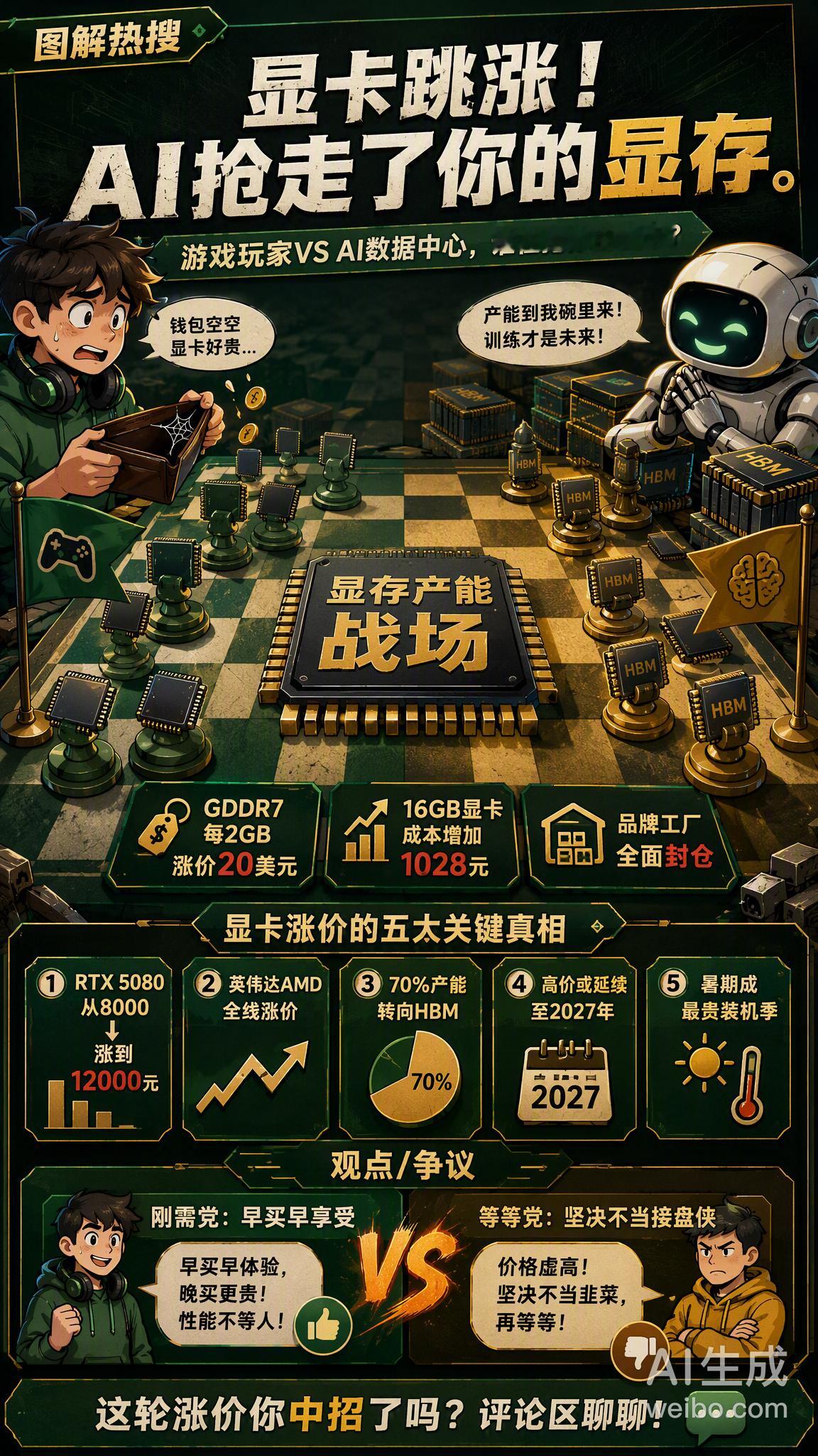 最近想装机或换显卡的朋友，估计都被这波行情整懵了。据报道，7月底以来显...