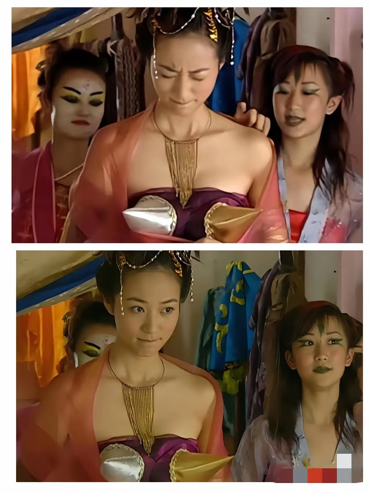 以前电视剧这个造型，现在看真的好尴尬