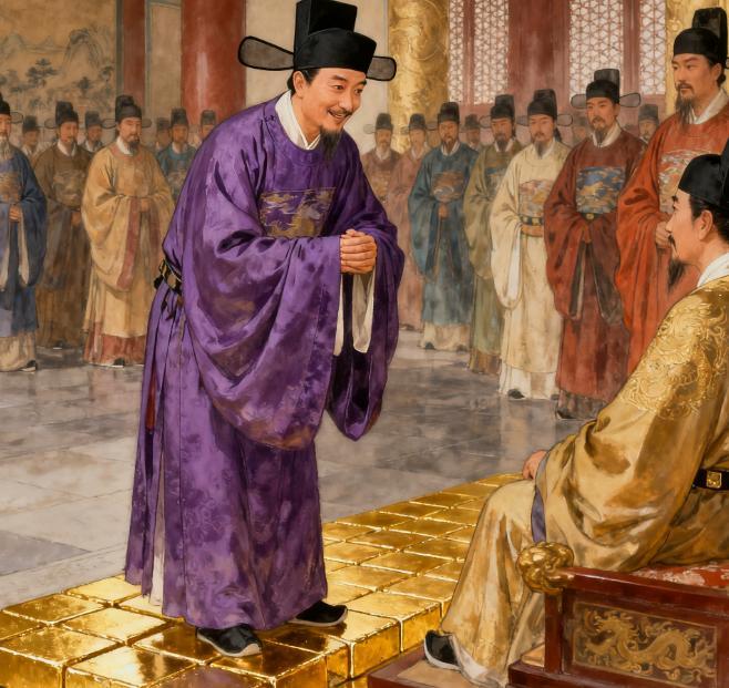 宋仁宗赵祯堪称中国历史上最仁慈的皇帝。有一次用餐，他吃到一粒沙子，牙齿剧痛，却赶