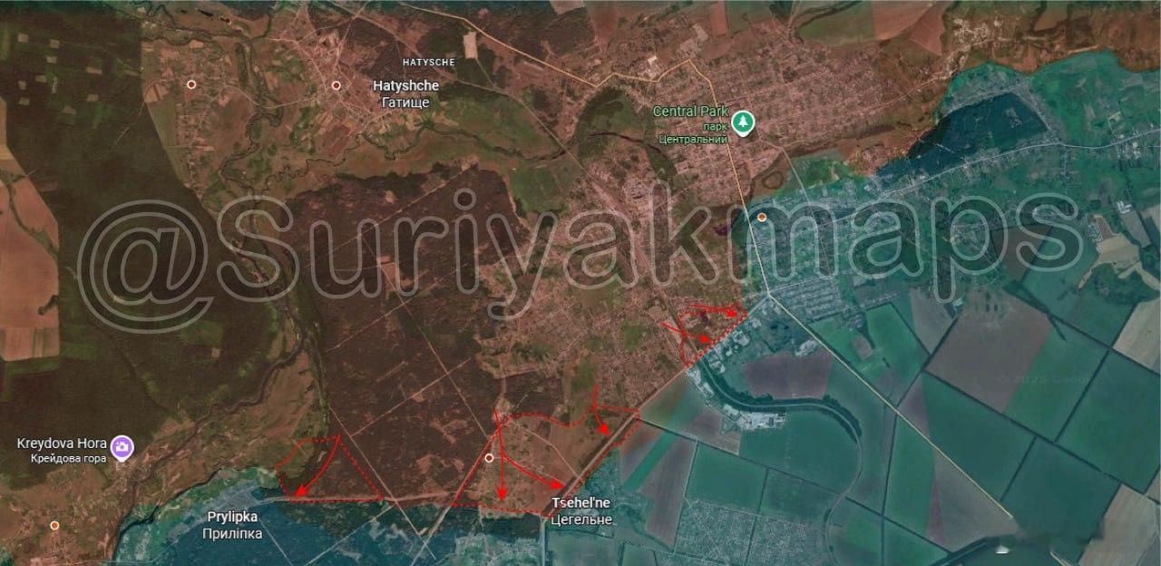 哈尔科夫州沃尔昌斯克方向局势:俄罗斯军队全面抵达T-21-04公路沿线，并占领了