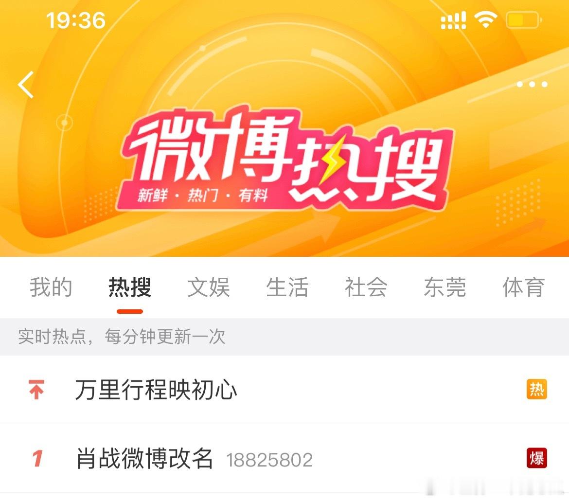 肖战微博改名压不住了，主榜爆[大笑]我们谍报连夜跟着改艾特[大笑]​​​