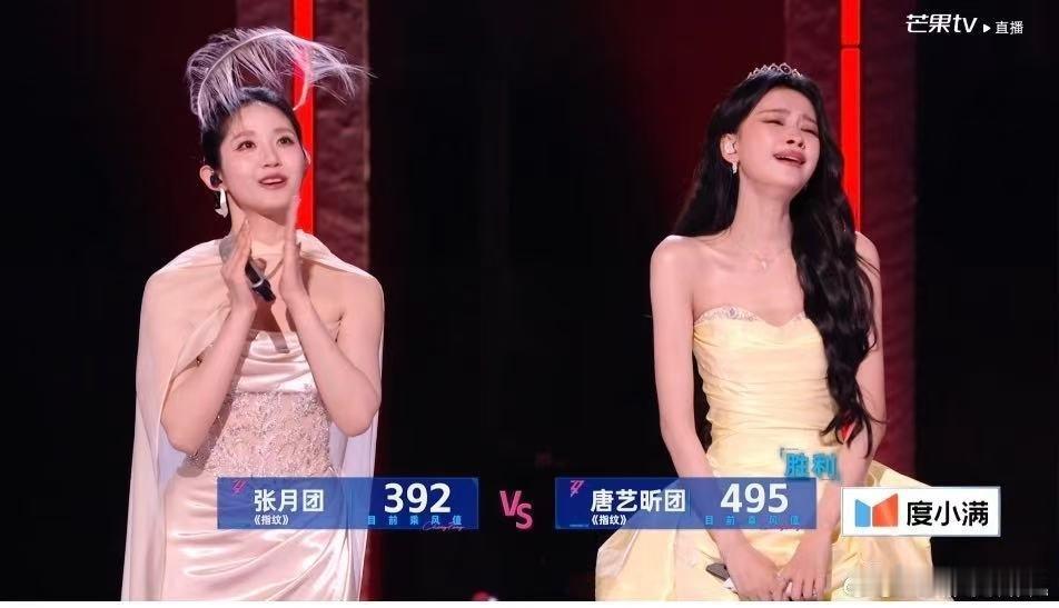 万千惠人气输了唱功没输万千惠人气输了唱功赢了榜单排名没能更进一步，强弱唱功高下立