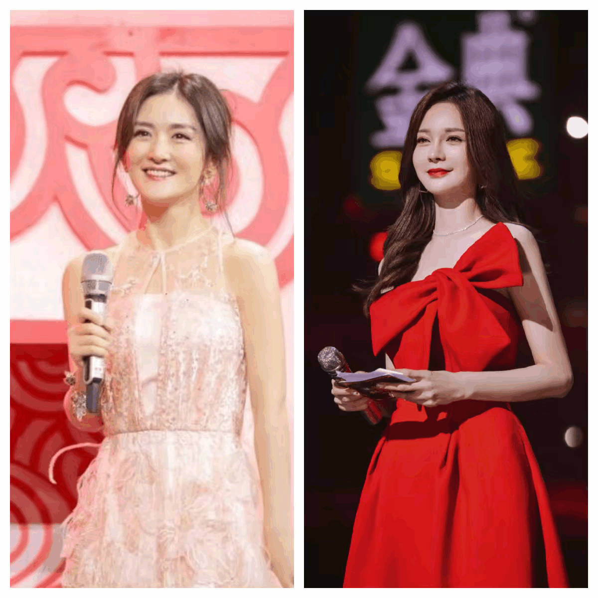 谢娜和沈梦辰被放在一起比。一个是红花，一个是绿叶。同一个夏天，一个在披荆斩棘里获