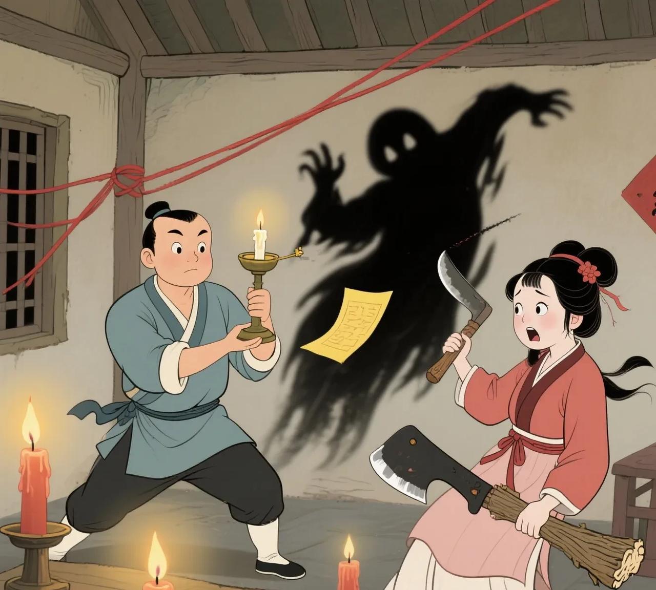 明朝年间，一男子去偷窃，却撞见寡妇在沐浴，身姿风情万种。然而，他只看了一眼便闭目