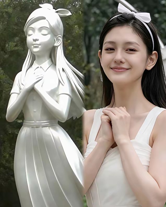 突然就明白了，为什么具俊晔会将爱妻大S的雕像做得和她生前的样子一点也不像。之前一