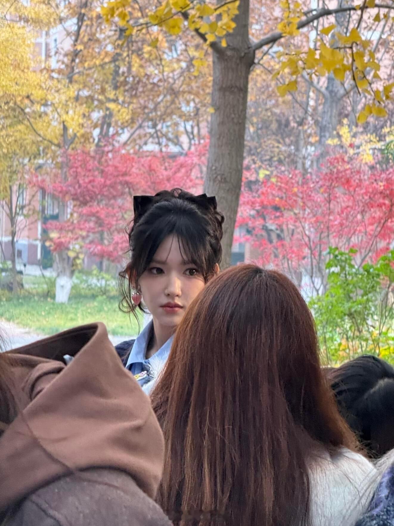 偶遇程潇。。。建模脸原来是真的。。原相机无修。美！！！！​​​