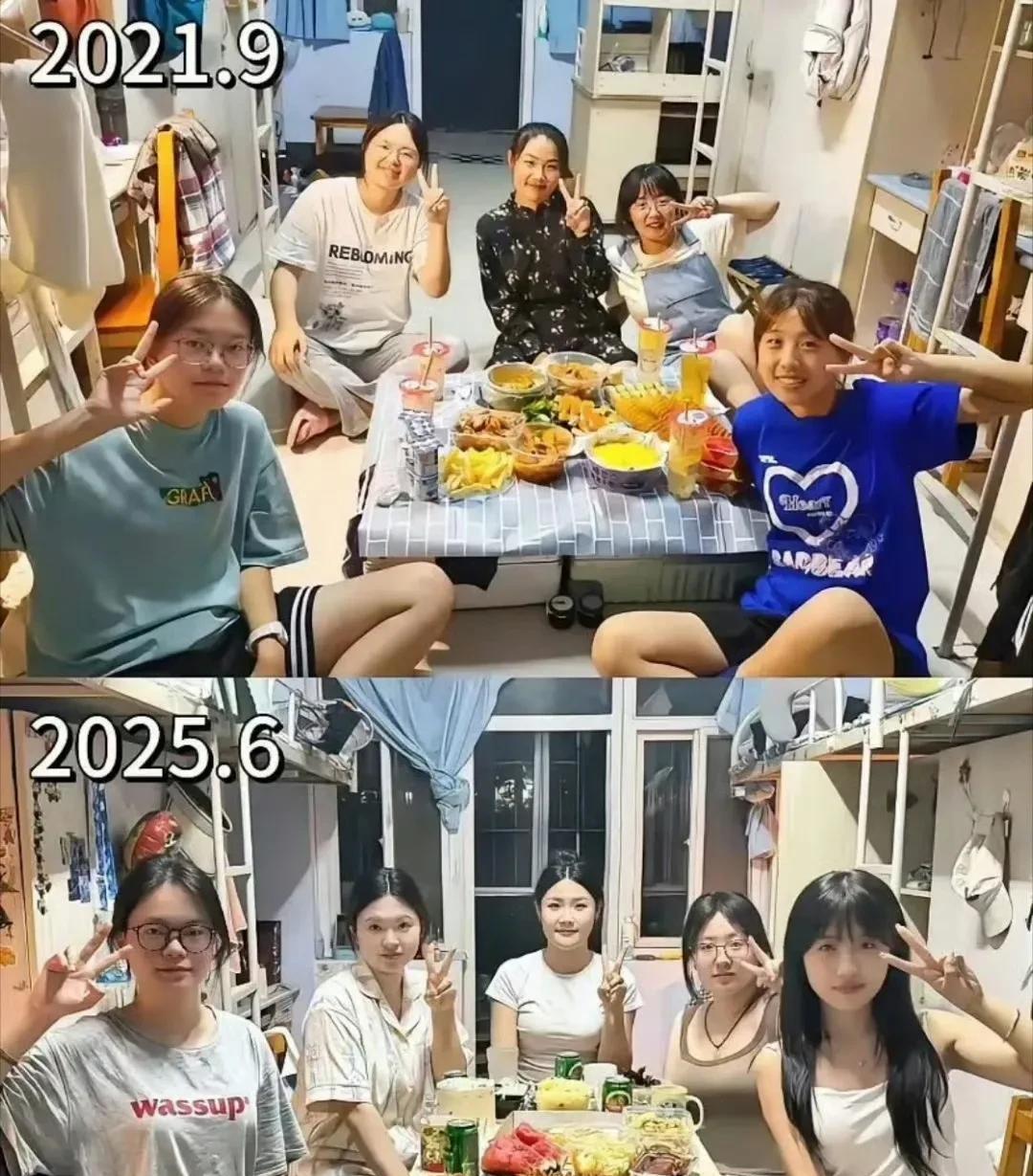 从大一到大四，谁的变化最大？