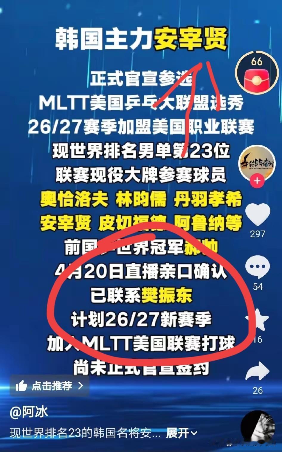 大家看到樊振东在最后，且还没有官宣，这分明是安宰贤的影响力！