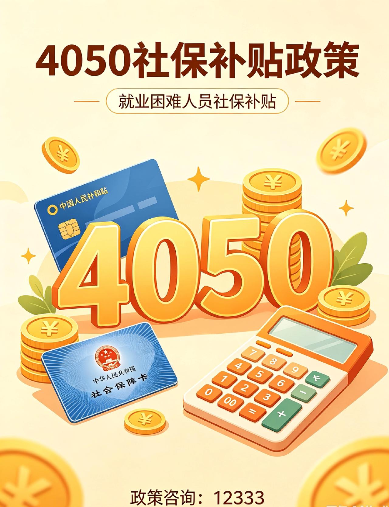 4050政策大科普！大龄灵活就业人员必看，社保补贴这样领✅没有正式工作，自