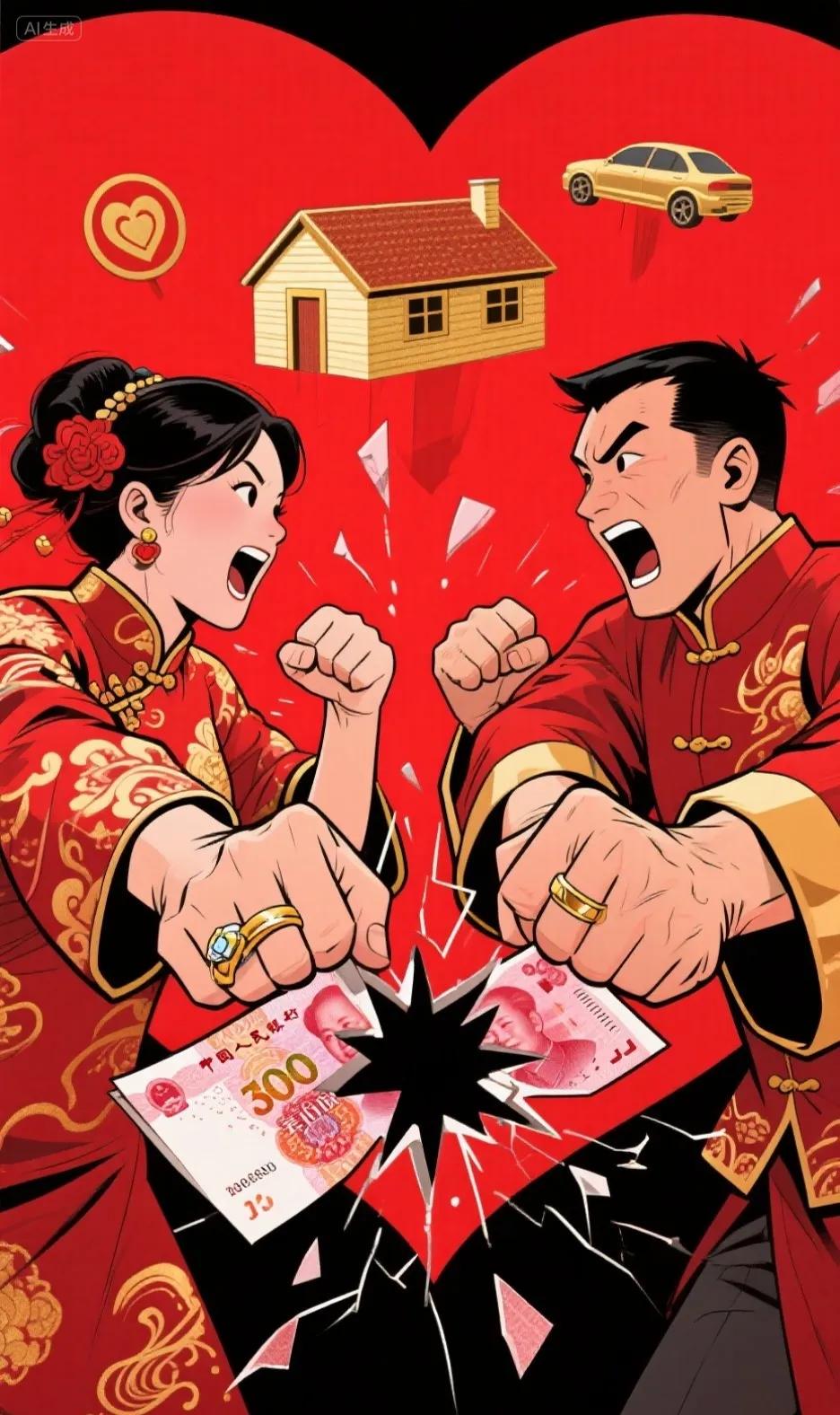 30万彩礼刚到账3天，钱还没捂热，男友的算盘珠子就蹦我脸上了：今天讲：“唉！
