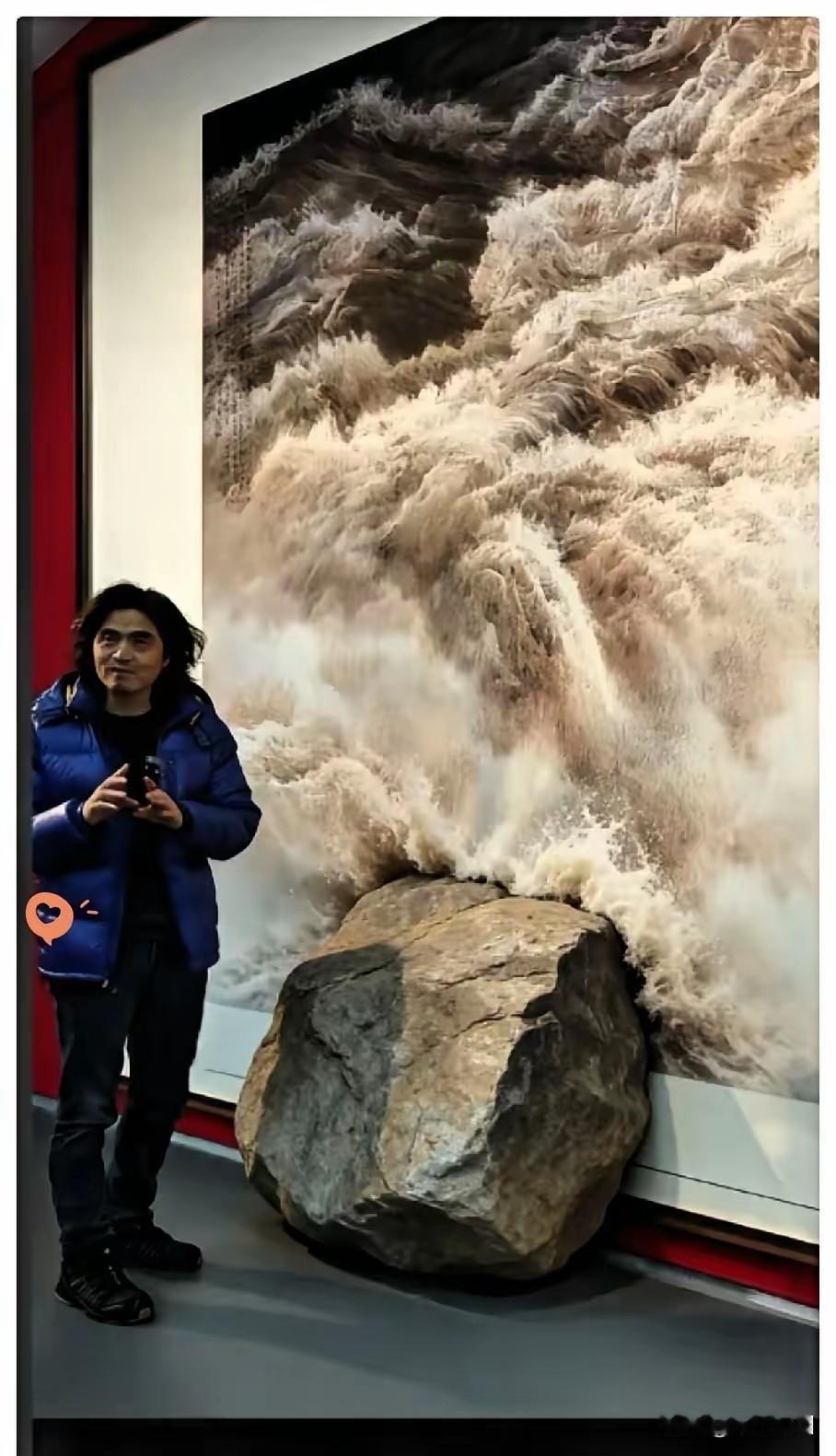 要我说啊，徐惠君老师这事儿可太有意思了。一幅价值不菲的画作，被一滴“失误”的墨水