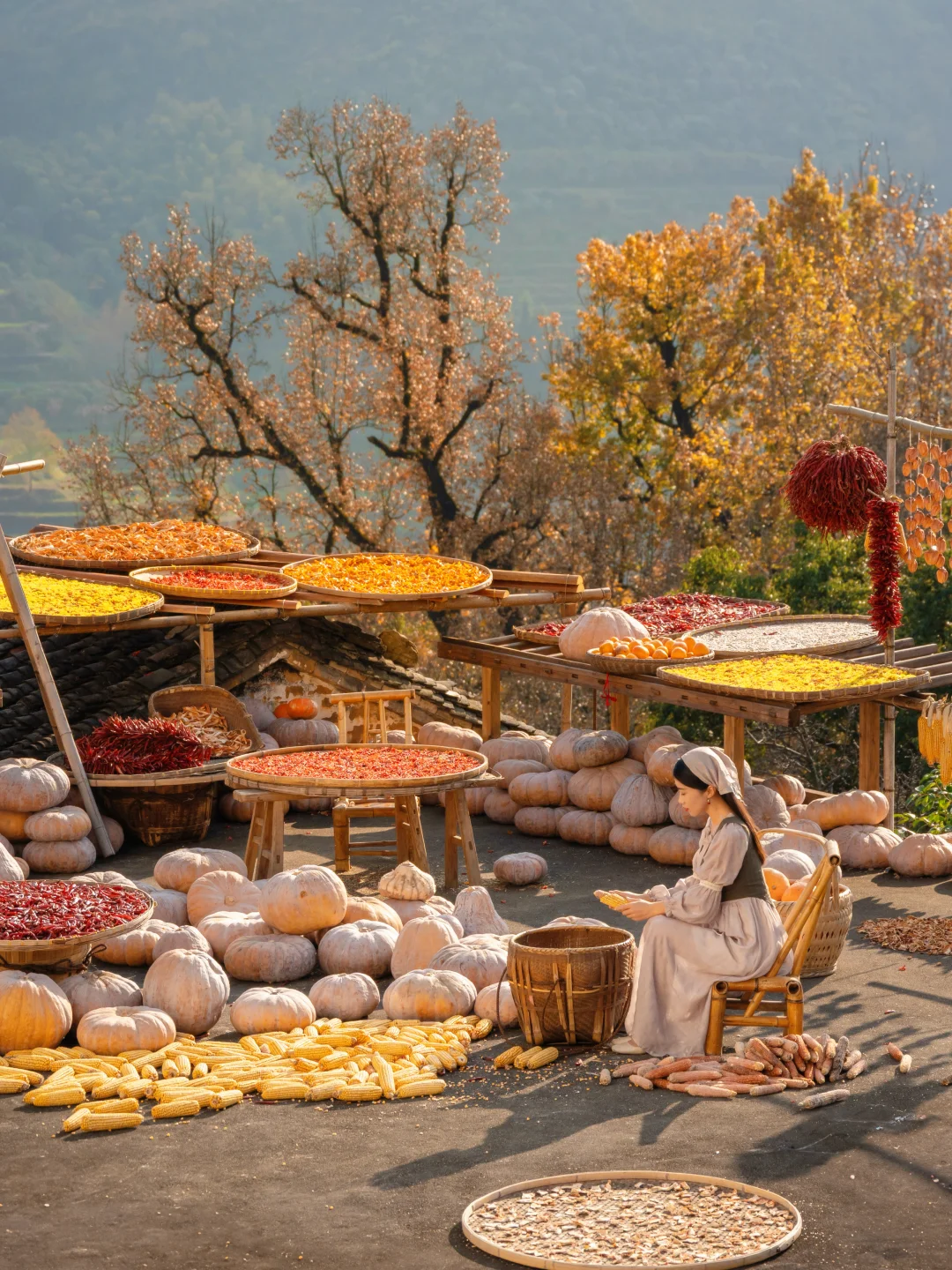 可惜你不来婺源，不知道古徽州的深秋有多美