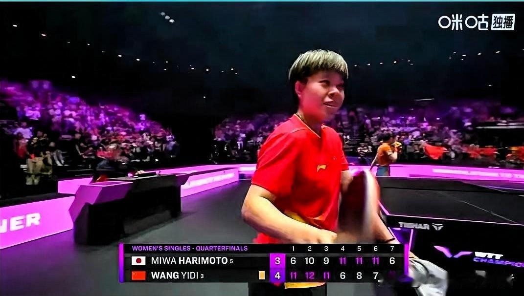 3-0到3-3！王艺迪绝境扼杀日本名将，夺冠即可重返世界第四一场心脏受不了