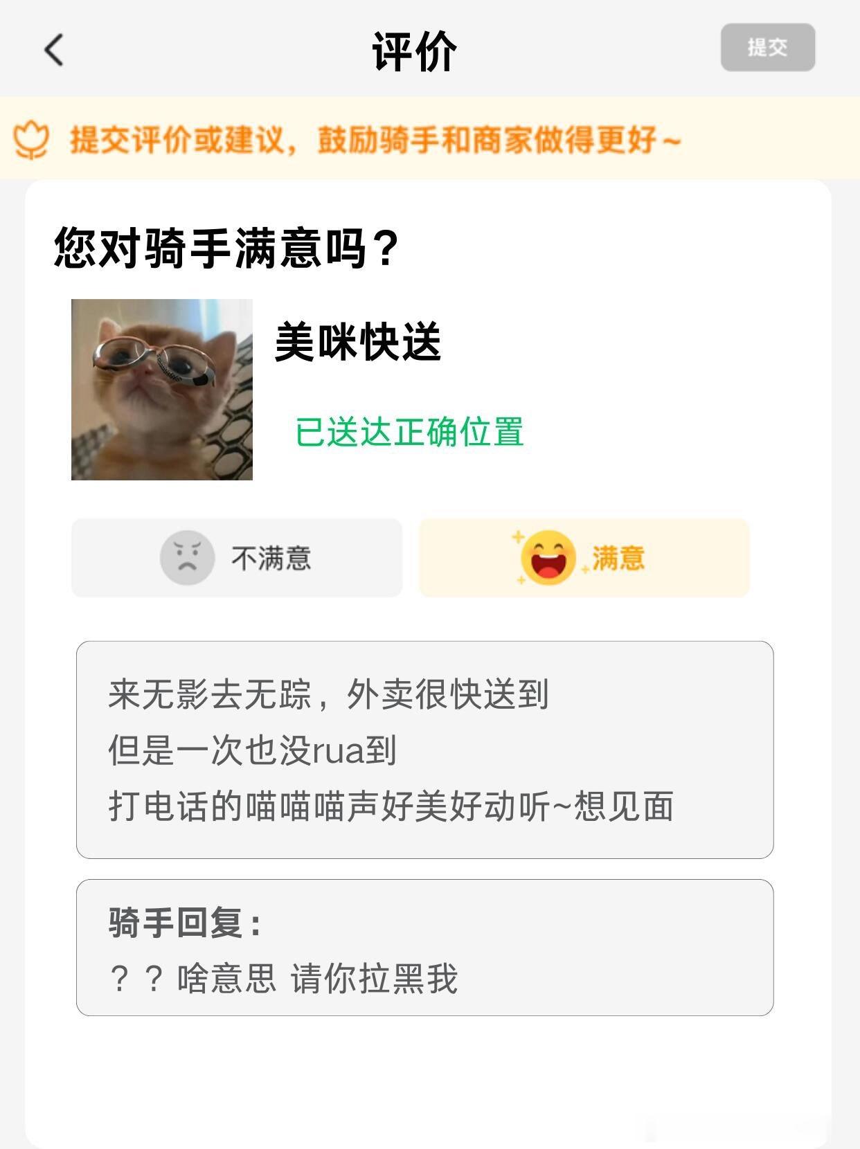 假如猫猫们送外卖…