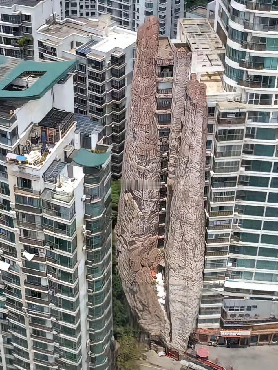 这就是上海最牛山景房，耗资400万请专业团队建造的假山