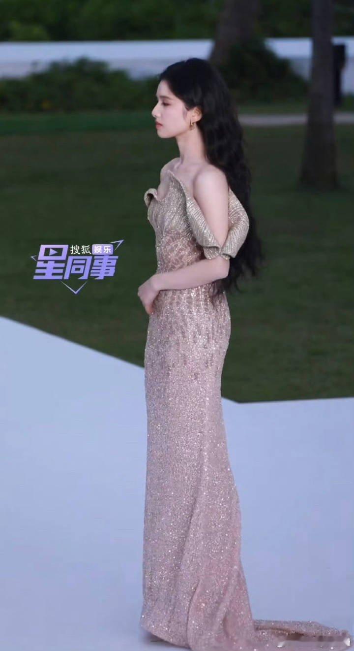 张婧仪ELLE盛典出图完全是女神来的🙌🙌🙌笑