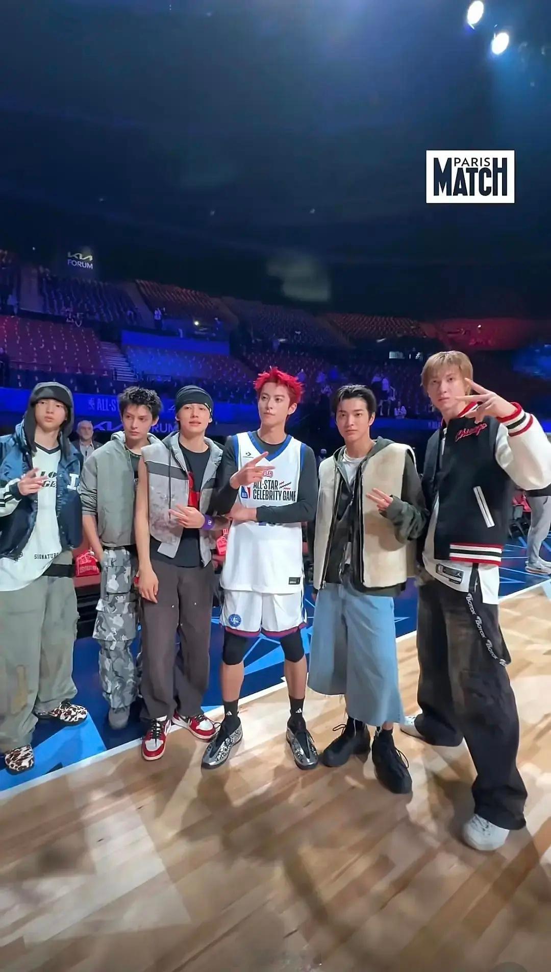 王鹤棣和韩娱目前最火新人团+新神颜合照来了