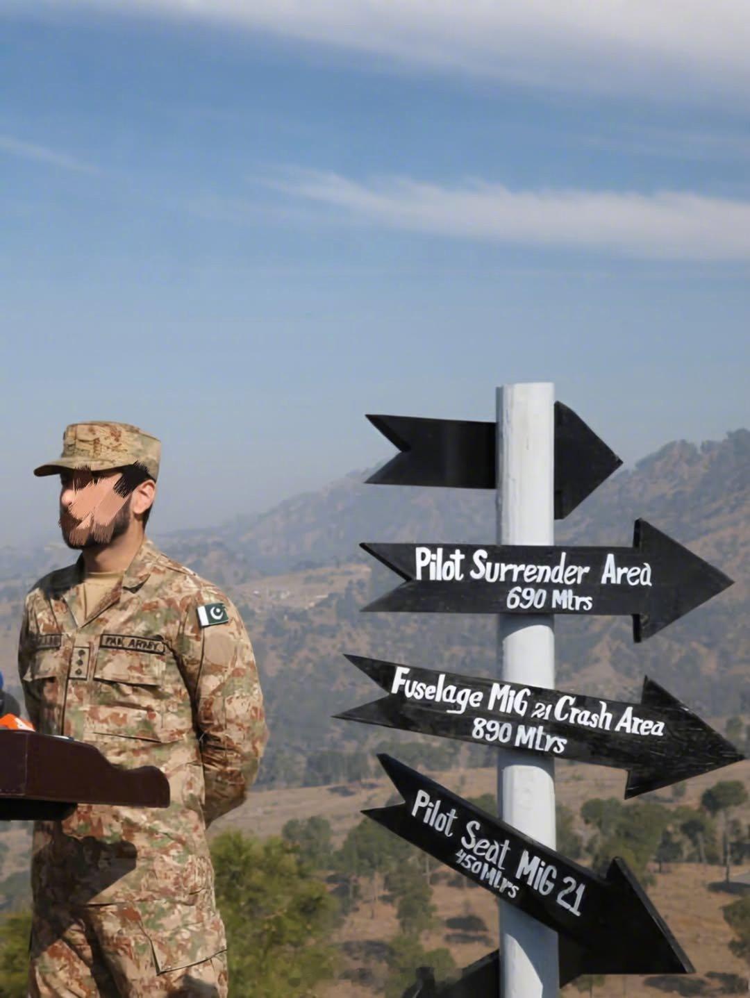 巴铁砂仁猪心啊，把击落印度米格21的地方变成了景点